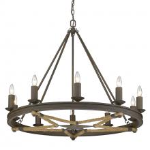  1053-10 DR - 10 Light Chandelier